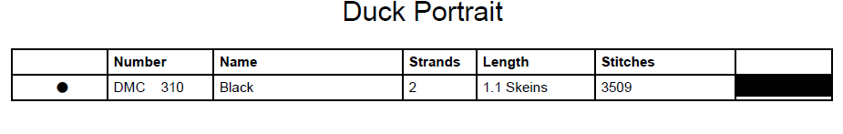 Stitching Jules Design Cross Stitch Pattern Duck Duckling Farm Animal Mini Monochrome Counted Cross-Stitch Pattern (Digital Download)