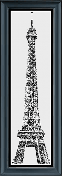Thumbnail for Stitching Jules Design Cross Stitch Pattern Physical Pattern - $15 Eiffel Tower Cross Stitch Pattern | Paris Cross Stitch Pattern | Blackwork Cross Stitch Pattern | Physical And Digital PDF Download Pattern Options
