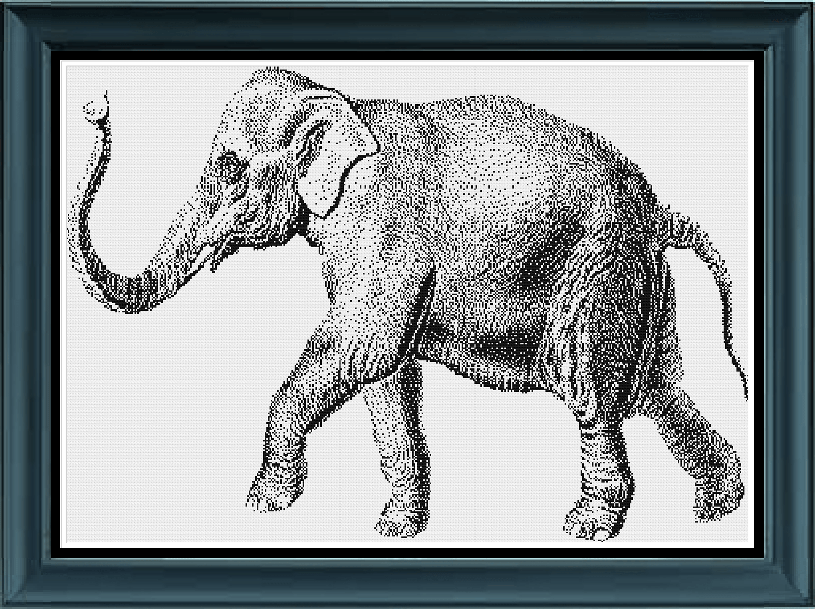 Stitching Jules Design Cross Stitch Pattern Elephant Animal Wildlife Nature Cross Stitch Pattern | PDF Instant Digital Download