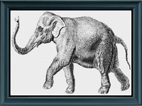 Thumbnail for Stitching Jules Design Cross Stitch Pattern Elephant Animal Wildlife Nature Cross Stitch Pattern | PDF Instant Digital Download