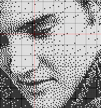 Stitching Jules Design Cross Stitch Pattern Elvis Presley Cross Stitch Pattern | Monochrome Cross Stitch Pattern | PDF Digital Download   Pattern Keeper Ready