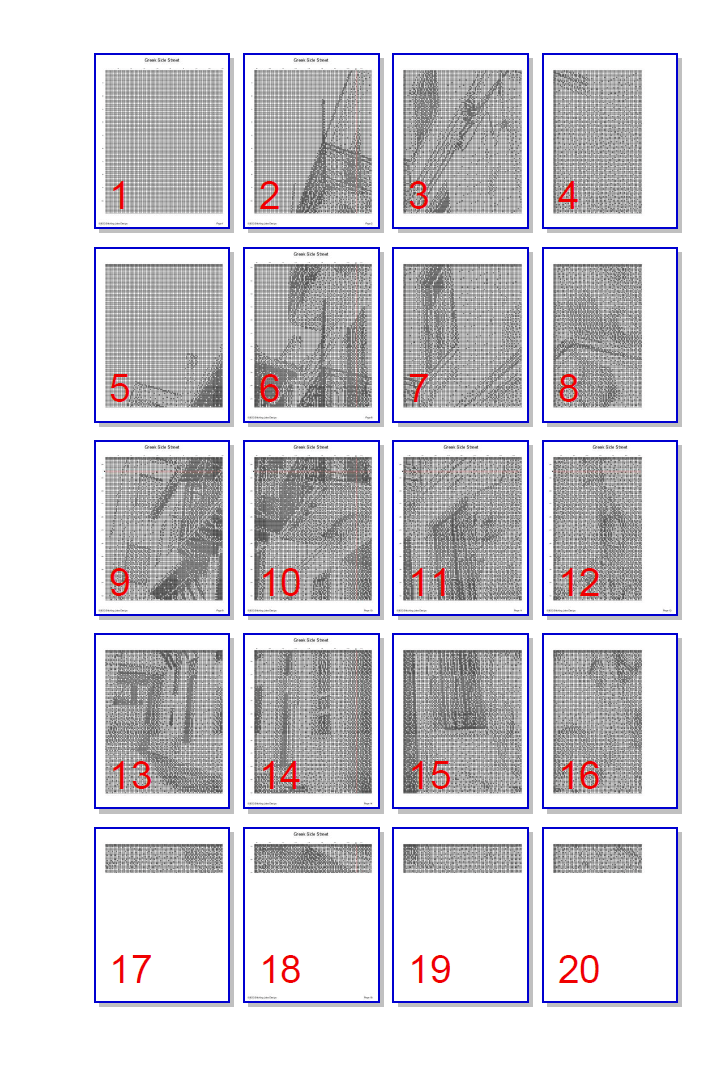 Stitching Jules Design Cross Stitch Pattern European Greek City Street Monochrome Cross Stitch Pattern Instant PDF Download