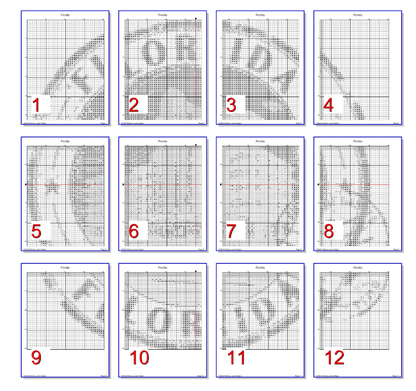 Stitching Jules Design Cross Stitch Pattern Florida Miami US State Counted Cross Stitch Pattern | Instant Download PDF