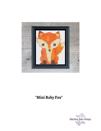 Thumbnail for Stitching Jules Design Cross Stitch Pattern Fox Cross Stitch Pattern PDF Download