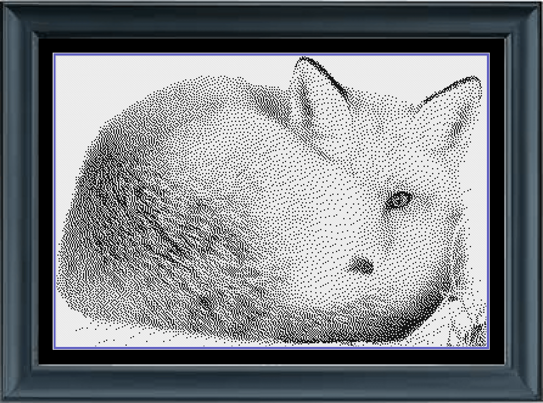 Stitching Jules Design Cross Stitch Pattern Digital PDF Download - $10 Fox Winter Animal Wildlife Snow Monochrome Cross Stitch Needlepoint Embroidery Pattern