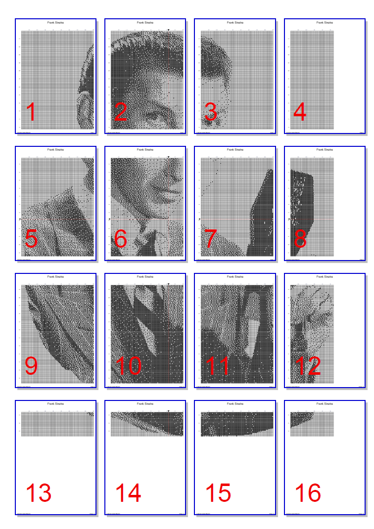 Stitching Jules Design Cross Stitch Pattern Frank Sinatra Vintage Singer American Icon Cross Stitch Pattern | Digital PDF Download