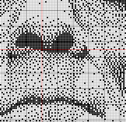 Stitching Jules Design Cross Stitch Pattern Frankenstein Monster Classic Horror Monochrome Cross Stitch Pattern Instant PDF Download