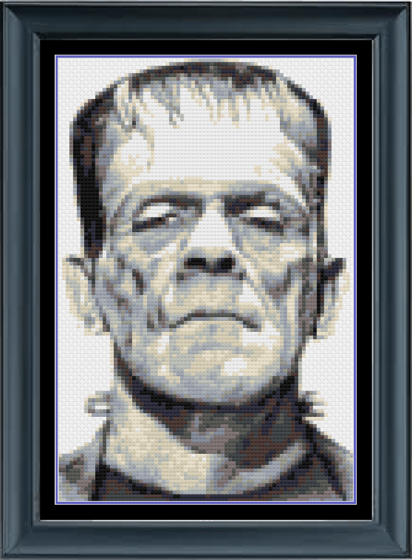 Stitching Jules Design Cross Stitch Pattern Frankenstein's Monster Mini Cross-Stitch Pattern | Instant PDF Download