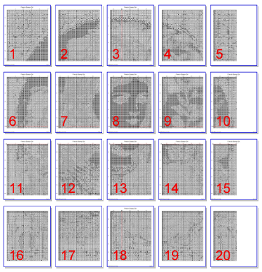 Stitching Jules Design Cross Stitch Pattern French Stamp Art Counted Cross Stitch Pattern | Full Coverage | Instant Download PDF