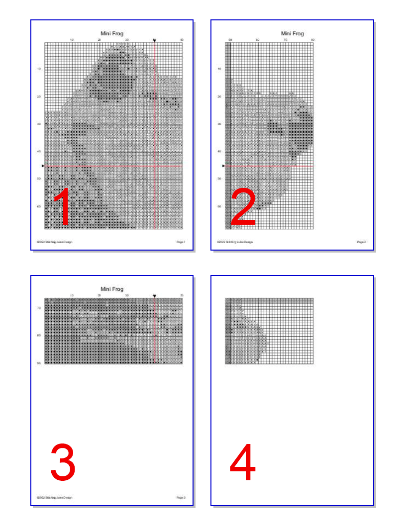 Stitching Jules Design Cross Stitch Pattern Frog Cross Stitch Pattern | Mini Small Cross Stitch Pattern | Physical Or PDF Instant Download Pattern Options