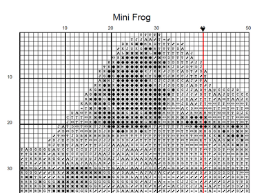 Stitching Jules Design Cross Stitch Pattern Frog Cross Stitch Pattern | Mini Small Cross Stitch Pattern | Physical Or PDF Instant Download Pattern Options