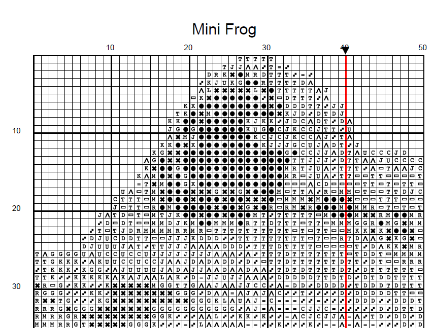 Stitching Jules Design Cross Stitch Pattern Frog Cross Stitch Pattern | Mini Small Cross Stitch Pattern | Physical Or PDF Instant Download Pattern Options