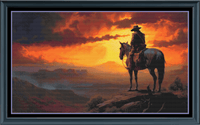Thumbnail for Stitching Jules Design Cross Stitch Pattern Full Moon Night Wolf Spirit Full Coverage Counted Cross Stitch Pattern (PDF Pattern)