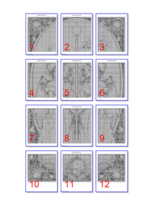 Thumbnail for Stitching Jules Design Cross Stitch Pattern Gemini Tarot Card Zodiac Sign Monochrome Counted Cross Stitch Pattern | Blackwork Pattern | Instant Download PDF