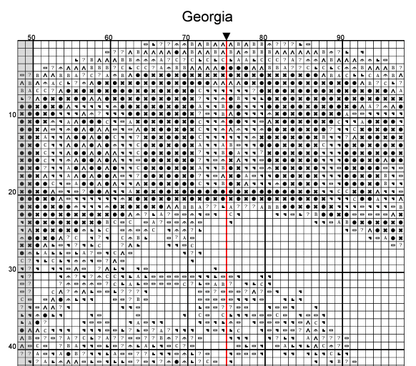 Stitching Jules Design Cross Stitch Pattern Georgia