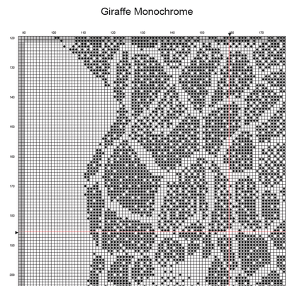 Stitching Jules Design Cross Stitch Pattern Giraffe Cross Stitch Pattern | Animal Cross Stitch Pattern | Blackwork | Instant PDF Download And Physical Pattern Options