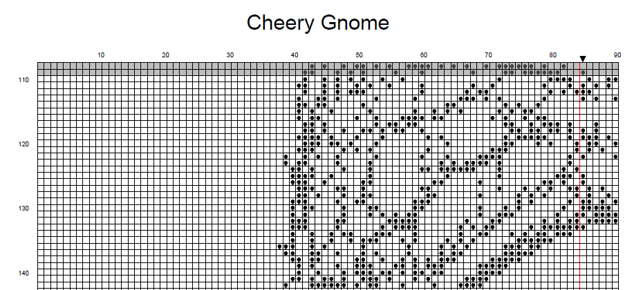 Stitching Jules Design Cross Stitch Pattern Gnome Dwarf Fantasy Cross Stitch Pattern | Monochrome Blackwork | Instant Download PDF