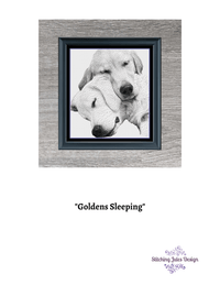Thumbnail for Stitching Jules Design Cross Stitch Pattern Golden Retriever Cross Stitch Pattern | Dog Cross Stitch Pattern | Blackwork | Instant PDF Download And Physical Pattern Options