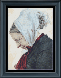 Thumbnail for Stitching Jules Design Cross Stitch Pattern Grateful Mother Grandmother Praying Religious Vintage Cross Stitch Embroidery Needlepoint Digital Pattern Ready For Instant Download