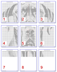 Thumbnail for Stitching Jules Design Cross Stitch Pattern Great Dane Monochrome