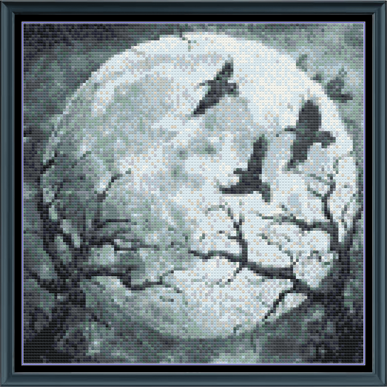 Stitching Jules Design Cross Stitch Pattern Haunted Moonlight