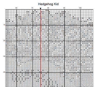 Stitching Jules Design Cross Stitch Pattern Hedgehog Animal Garden Mushroom Counted Cross-Stitch Pattern (Digital Download)