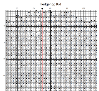 Stitching Jules Design Cross Stitch Pattern Hedgehog Animal Garden Mushroom Counted Cross-Stitch Pattern (Digital Download)