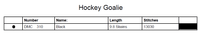 Thumbnail for Stitching Jules Design Cross Stitch Pattern Hockey Cross Stitch Pattern | Goalie Cross Stitch Pattern | Blackwork | Instant PDF Download And Physical Pattern Options