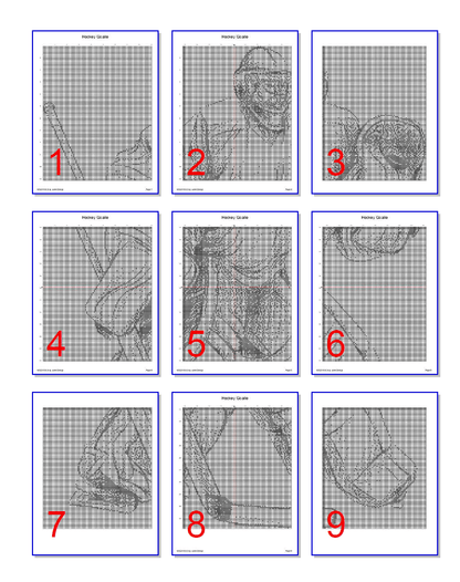 Stitching Jules Design Cross Stitch Pattern Hockey Cross Stitch Pattern | Goalie Cross Stitch Pattern | Blackwork | Instant PDF Download And Physical Pattern Options