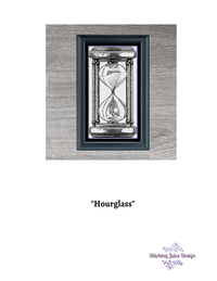 Thumbnail for Stitching Jules Design Cross Stitch Pattern Hourglass Cross Stitch Pattern  | Blackwork Cross Stitch Pattern | Physical And Digital PDF Download Pattern Options