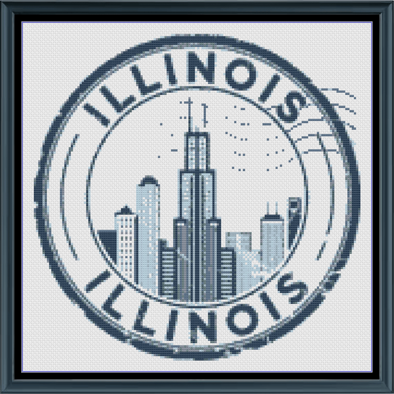 Stitching Jules Design Cross Stitch Pattern Illinois