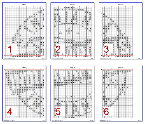 Stitching Jules Design Cross Stitch Pattern Indiana