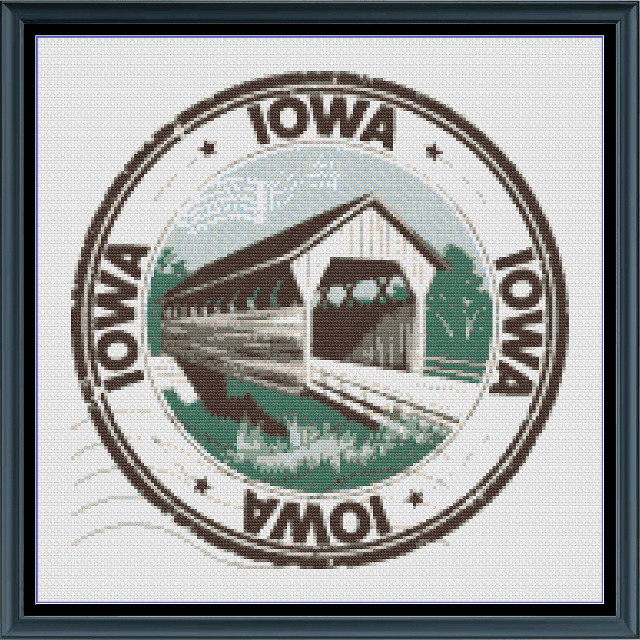 Stitching Jules Design Cross Stitch Pattern Iowa