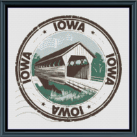 Thumbnail for Stitching Jules Design Cross Stitch Pattern Iowa