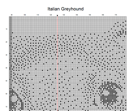 Stitching Jules Design Cross Stitch Pattern Italian Greyhound Cross Stitch Pattern | Dog Cross Stitch Pattern | Physical And Digital PDF Download Pattern Options