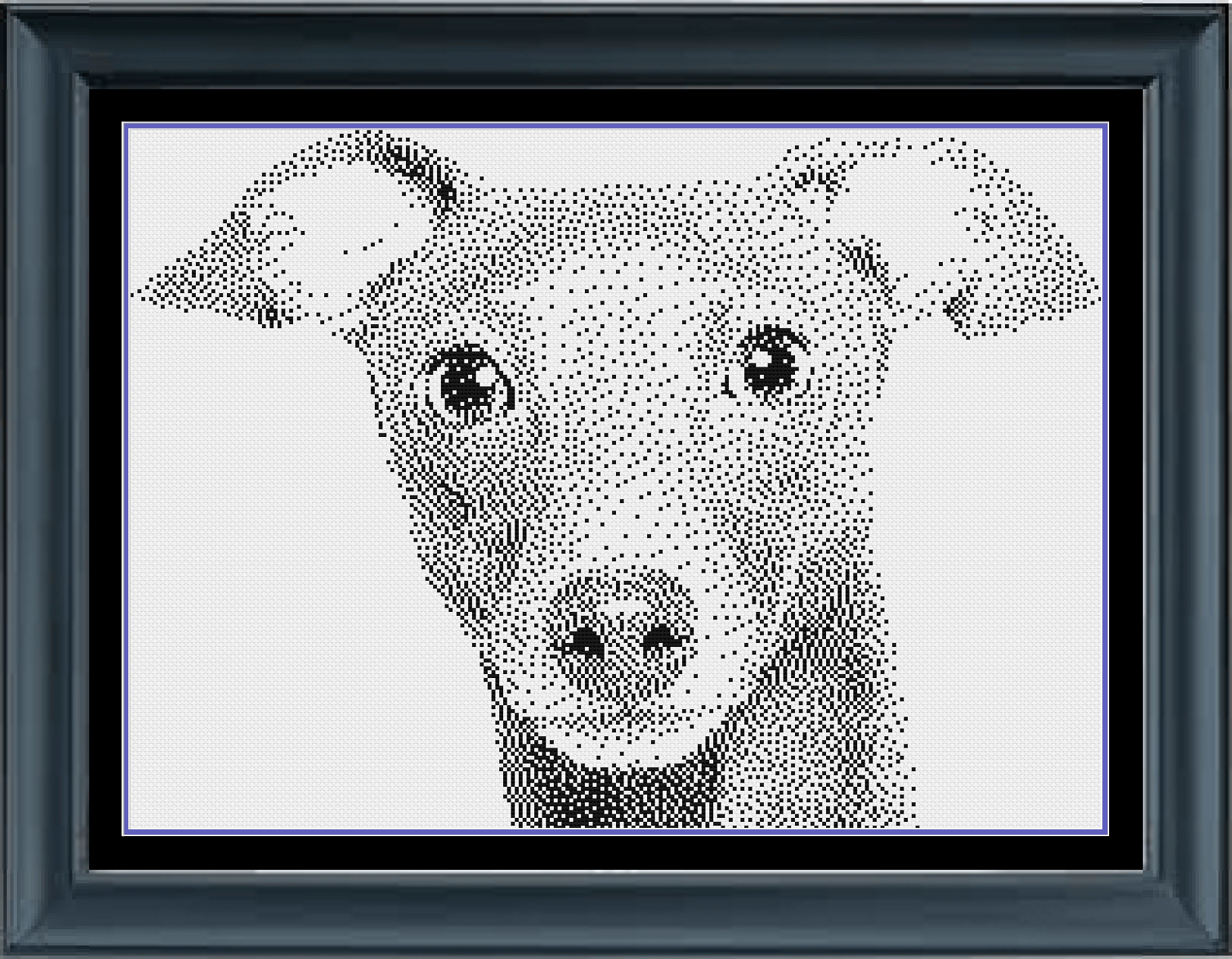 Stitching Jules Design Cross Stitch Pattern Physical Pattern - $13 Italian Greyhound Cross Stitch Pattern | Dog Cross Stitch Pattern | Physical And Digital PDF Download Pattern Options
