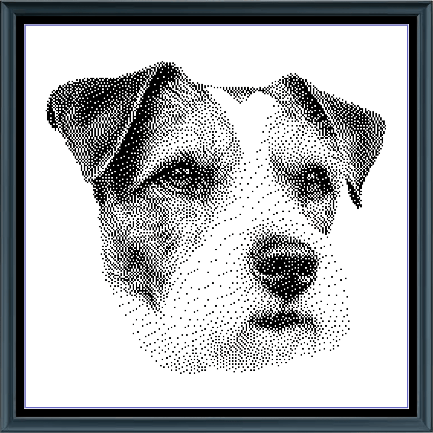 Stitching Jules Design Cross Stitch Pattern Jack Russell Terrier Dog Breed Monochrome Counted Cross-Stitch Pattern (Digital Download)
