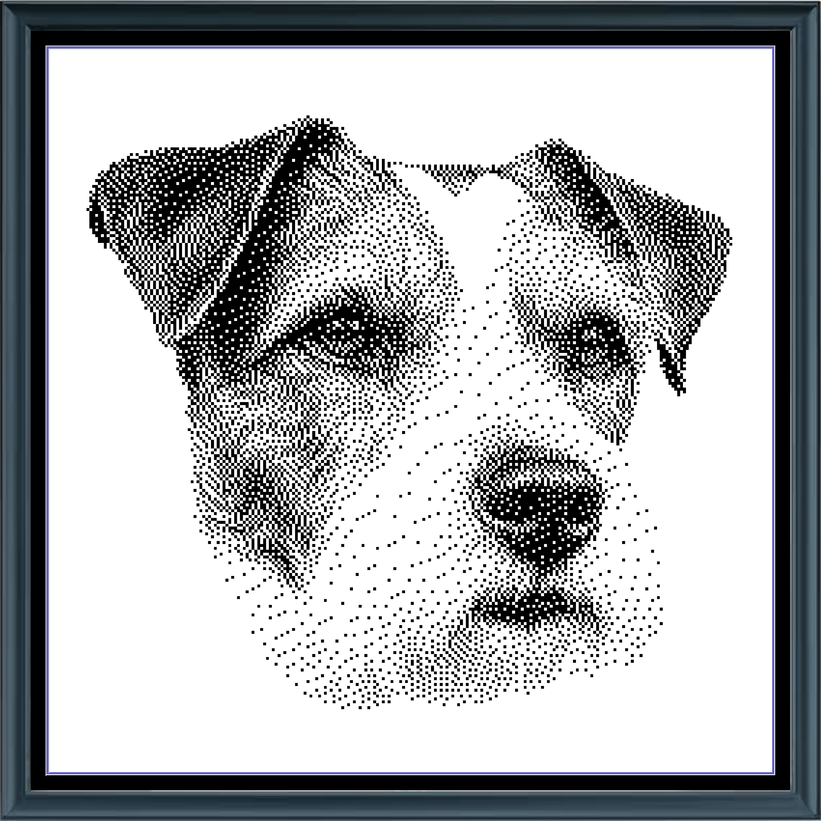 Stitching Jules Design Cross Stitch Pattern Jack Russell Terrier Dog Breed Monochrome Counted Cross-Stitch Pattern (Digital Download)
