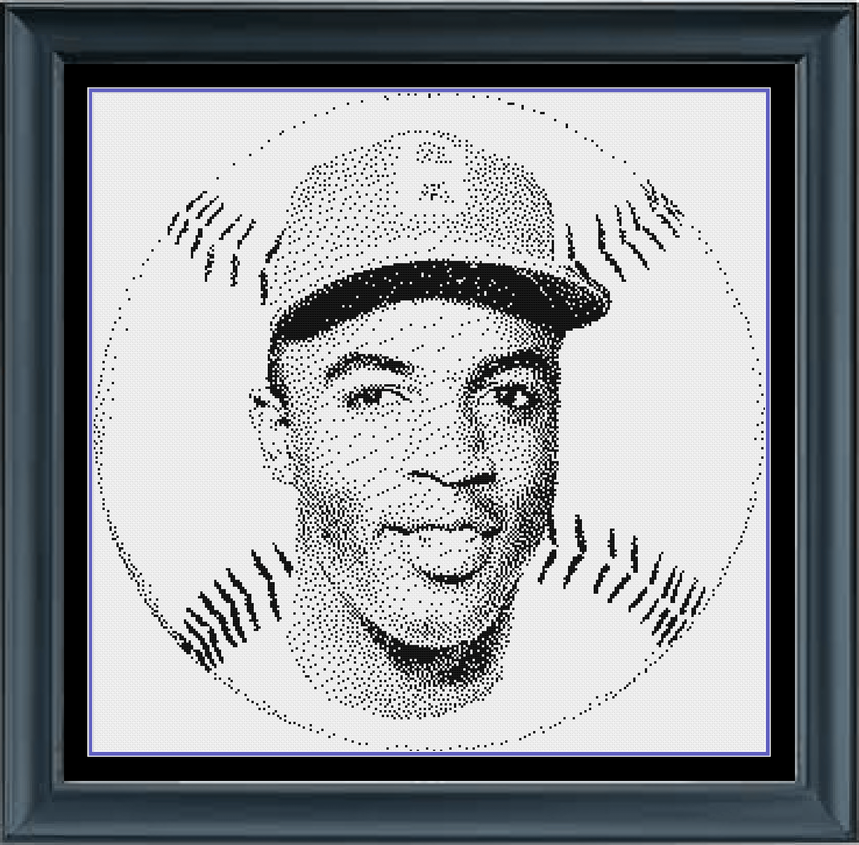 Stitching Jules Design Cross Stitch Pattern Jackie Robinson Cross Stitch Pattern | Baseball Cross Stitch Pattern | African American Cross Stitch Pattern | PDF Download