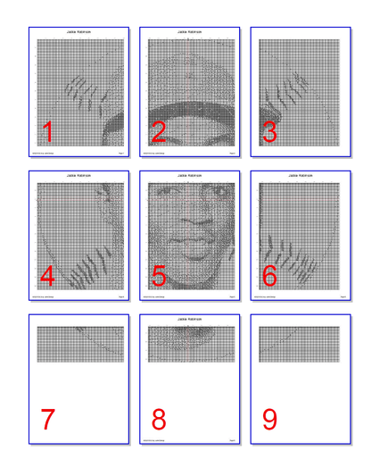 Stitching Jules Design Cross Stitch Pattern Jackie Robinson Cross Stitch Pattern | Baseball Cross Stitch Pattern | African American Cross Stitch Pattern | PDF Download