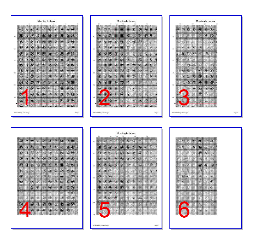 Stitching Jules Design Cross Stitch Pattern Japan Cross Stitch Pattern | Asian Cross Stitch Pattern | Physical And Digital PDF Download Pattern Options