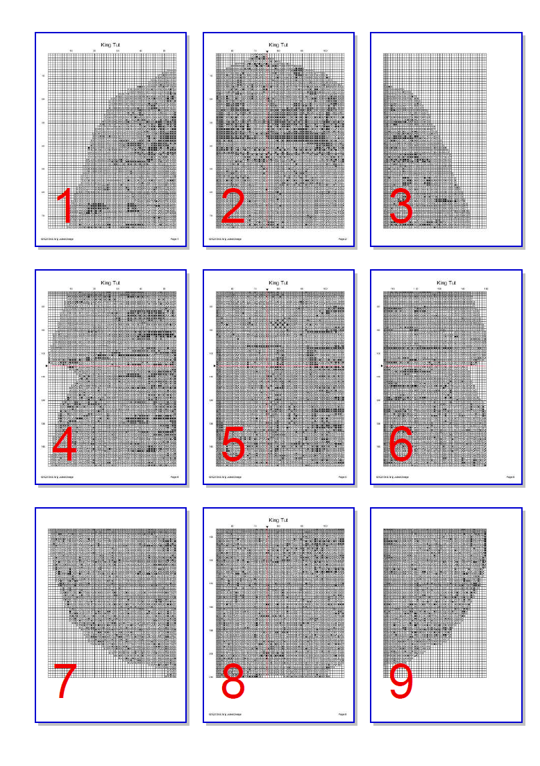 Stitching Jules Design Cross Stitch Pattern King Tut Cross Stitch Pattern | Egyptian Cross Stitch | Pharoah Cross Stitch Pattern | Instant PDF Download