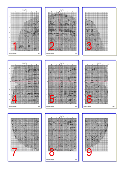Stitching Jules Design Cross Stitch Pattern King Tut Cross Stitch Pattern | Egyptian Cross Stitch | Pharoah Cross Stitch Pattern | Instant PDF Download