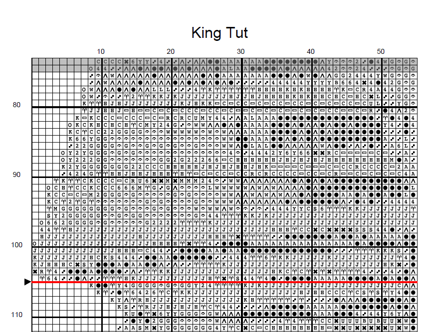 Stitching Jules Design Cross Stitch Pattern King Tut Cross Stitch Pattern | Egyptian Cross Stitch | Pharoah Cross Stitch Pattern | Instant PDF Download