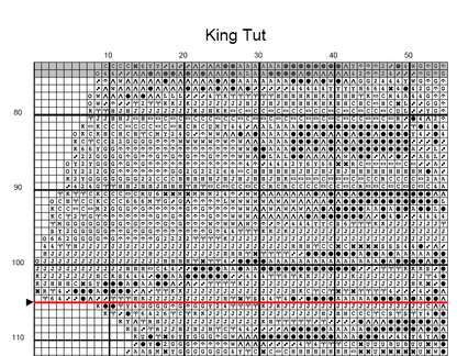 Stitching Jules Design Cross Stitch Pattern King Tut Cross Stitch Pattern | Egyptian Cross Stitch | Pharoah Cross Stitch Pattern | Instant PDF Download