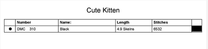 Stitching Jules Design Cross Stitch Pattern Kitten Counted Cross Stitch Pattern | Cat Cross Stitch Pattern | Blackwork Monochrome | Instant Download PDF