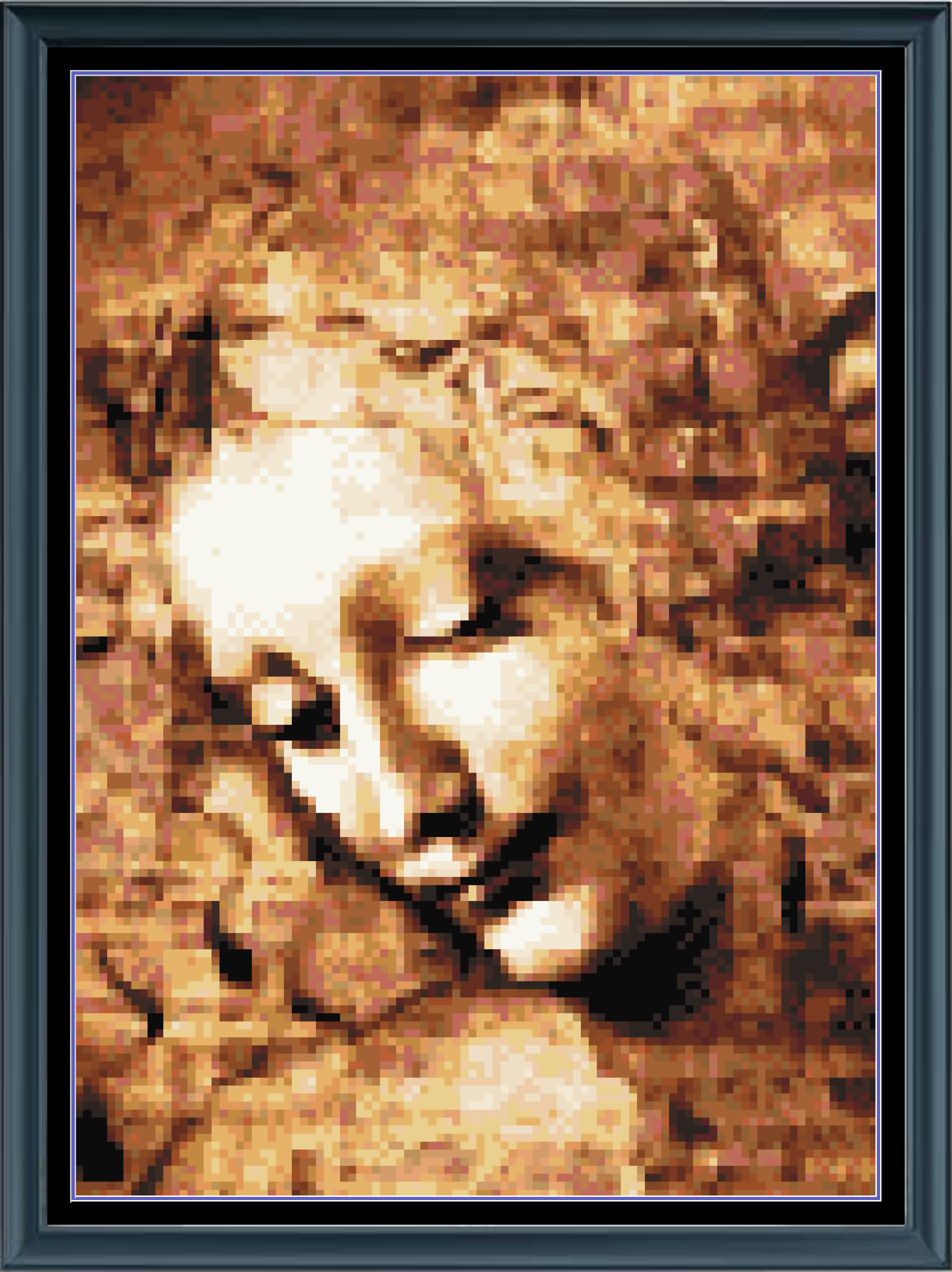 Stitching Jules Design Cross Stitch Pattern La Scapigliati Da Vinci Iconic Painting Full Coverage Counted Cross Stitch Pattern Digital Download