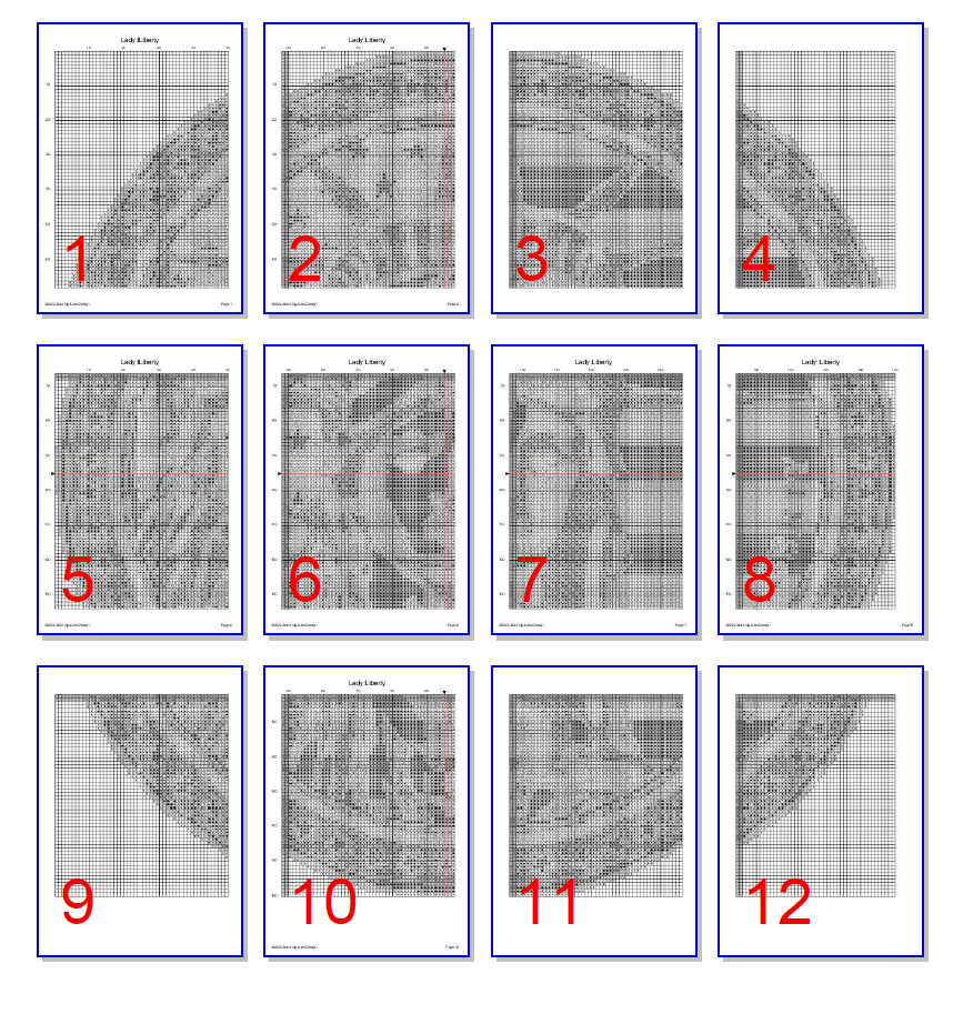 Stitching Jules Design Cross Stitch Pattern Lady Liberty America Patriotic USA Cross Stitch Embroidery Needlepoint Pattern Instant Download Pattern Keeper Ready