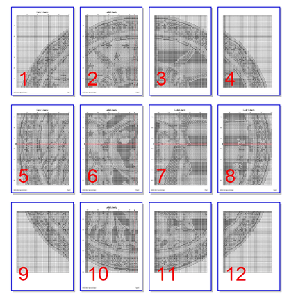 Stitching Jules Design Cross Stitch Pattern Lady Liberty America Patriotic USA Cross Stitch Embroidery Needlepoint Pattern Instant Download Pattern Keeper Ready