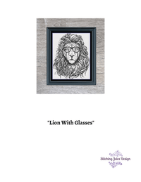 Thumbnail for Stitching Jules Design Cross Stitch Pattern Lion Cross Stitch Pattern | Animal Cross Stitch Pattern | Blackwork | Instant PDF Download And Physical Pattern Options